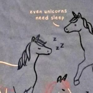 Carter's * "Even Unicorns Need Sleep" Pajamas Shorts & T-shirt Girls 7 Blue B920